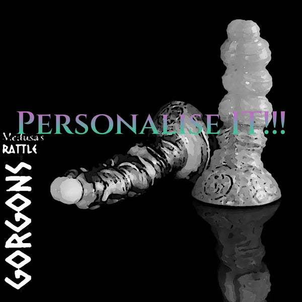 Godemiché fantasy Medusa personnalisable – jouet adulte en silicone personnalisé par Love Smiths, avec sculpture artistique et matériau premium sûr pour le corps.