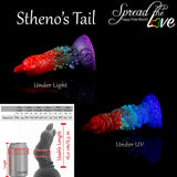 Juguete de fantasía Stheno’s Tail Volcano Pride en silicona arcoíris