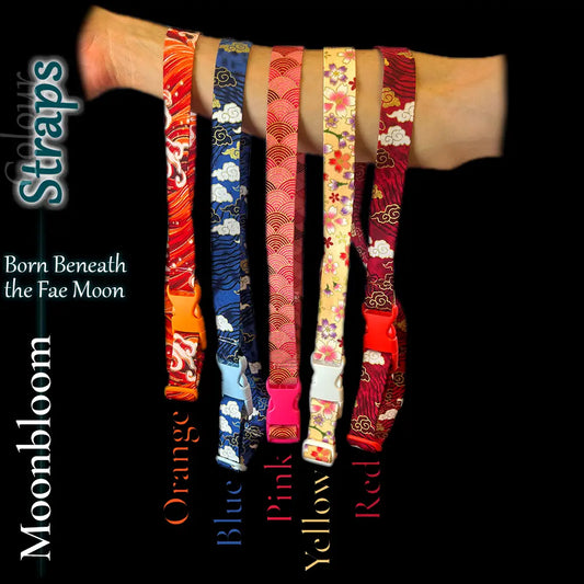 Grinder Strap Set — Colourful Adjustable Pair