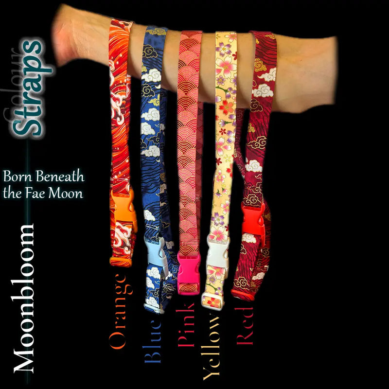 Grinder Strap Set — Colourful Adjustable Pair