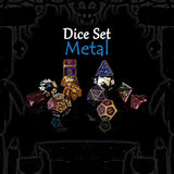 Arcane Relics metalen fantasydobbelstenenset voor spelers van Dungeons & Dragons en tabletop-RPG's