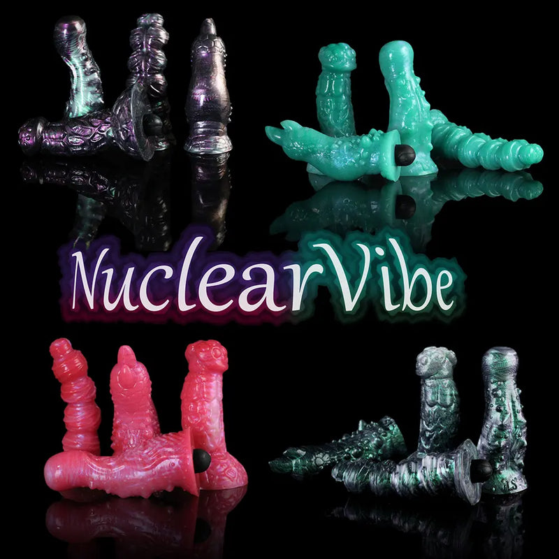 NuclearVibe-vibratorhoes voor de compacte oplaadbare vibrator van Love Smiths