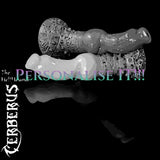 Personalizza il dildo fantasy Cerberus HellHound in silicone con colori custom e design di toy mostruoso realizzato su ordinazione