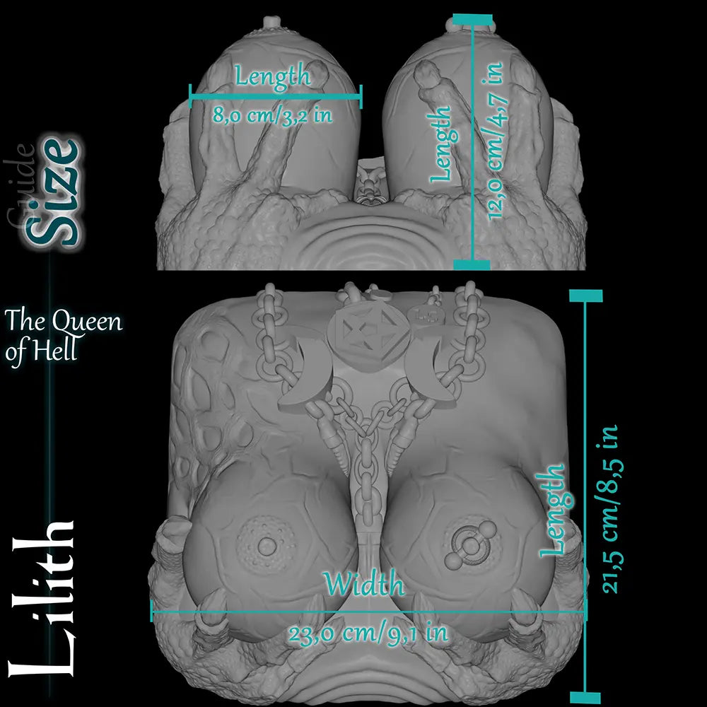Guía de tallas de Lilith personalizado
