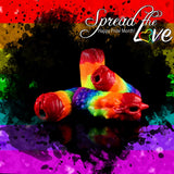 Layered-Pride-Regenbogen-Silikonmasturbatoren, handgefertigt von Love Smiths