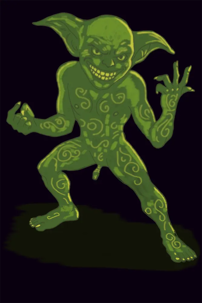 👹 Goblin ― The Greedy One fantasy artwork