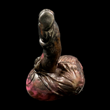 Silikonowe dildo fantasy Goblin od Love Smiths, pokazujące kolorystykę i rzeźbione detale. - product media 2