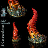 Kanaloa siliconen tentakeldildo in Epic-kleur met roze-paarse tinten en getextureerde zuignapdetails langs de schacht.