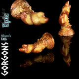 茶、金、ブロンズのEpicマーブルカラーのGorgons Stheno’s Tailファンタジーシリコンディルド。