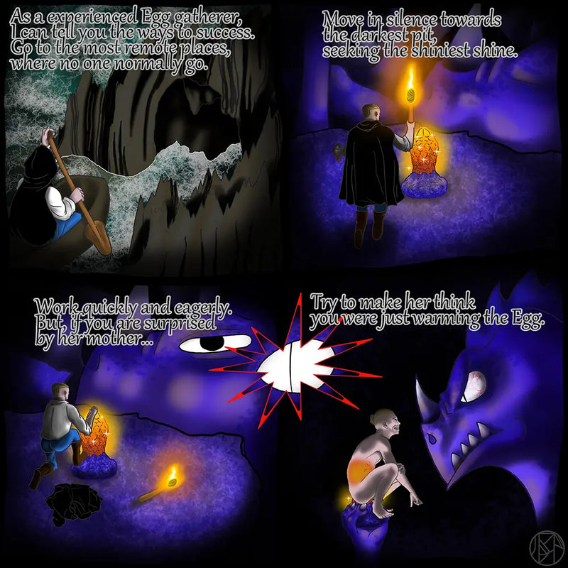 Dragoness Eggs creature artwork 2