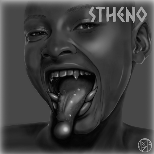 🐍 Stheno (Gorgon), Sister av Shadows fantasy artwork
