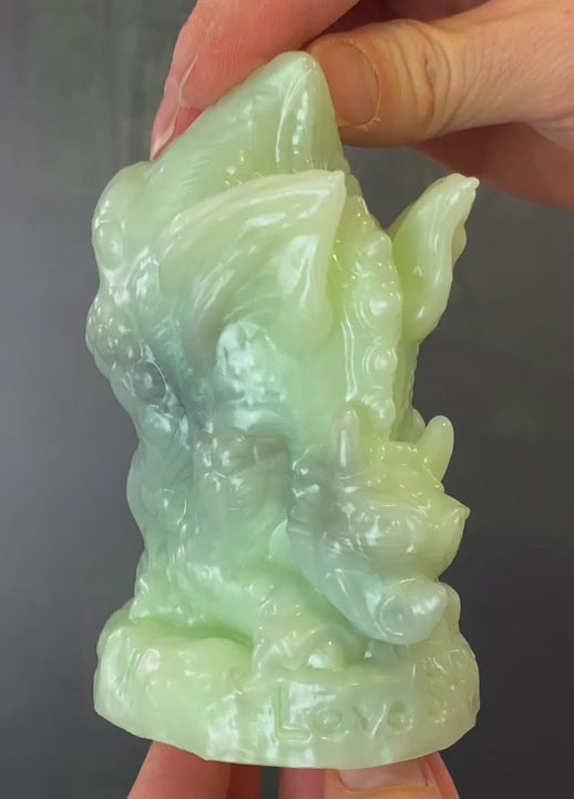 Niet meer verkrijgbaar: fantasy-stressbal Glanzend Groen Squishy Anastasia