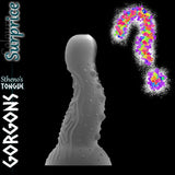 Gorgon’s Stheno’s Tongue överraskningsutgåva fantasydildo med mystisk färgpalett.