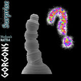 Opzione colore mistero per dildo fantasy, variante a sorpresa di toy del piacere in silicone artigianale realizzata dagli artigiani Love Smiths.