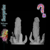 Opzione colore Surprise per dildo fantasy Chaos in silicone, con colata custom casuale per un design unico di sex toy mostro