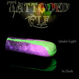 Masturbatore fantasy Tattooed Elf Halloween con colata di colori spettrale