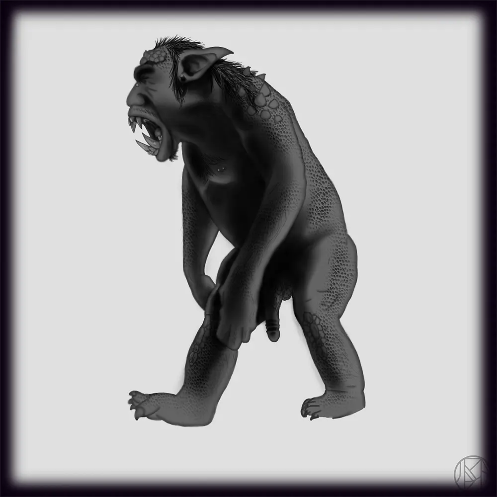 🗿 Der Troll der tiefen Höhlen fantasy artwork