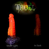 Dildo fantasy Halloween Troll au design coloré phosphorescent
