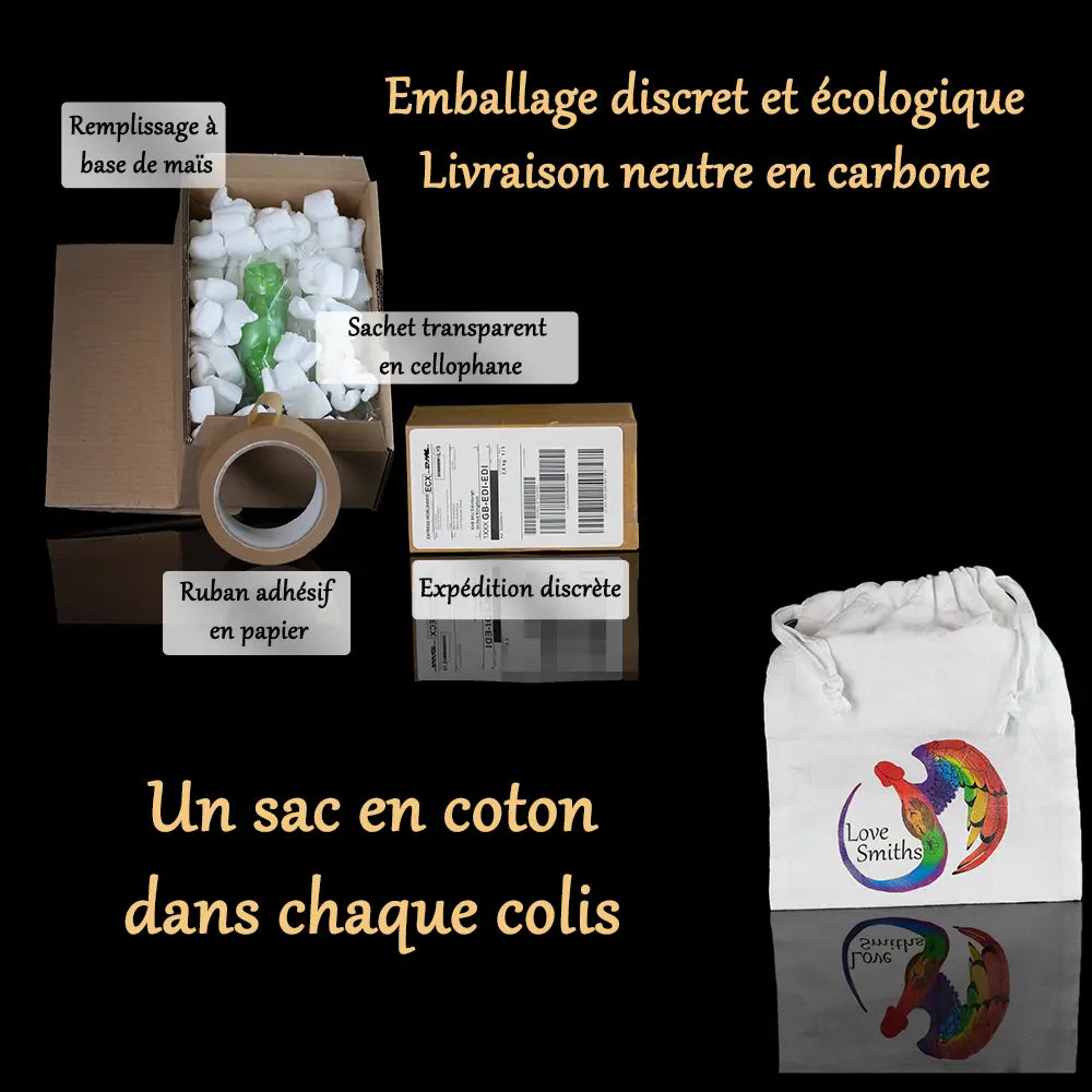 Werewolf personnalisé informations sur l’emballage discret et la livraison